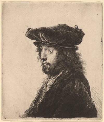 The Fourth Oriental Head by Rembrandt van Rijn and Studio of Rembrandt