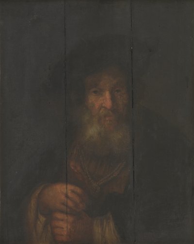 Portrait of an Old Jew by Rembrandts skole