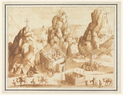 Fantastic Landscape with Scenes from the Old and New Testaments by Remigio Cantagallina