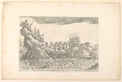 Hiclo and Naucleo Argon. Conducted in the Chariot of Neptune, from Vessels of the Argonauts for the Wedding Celebration of Cosimo de