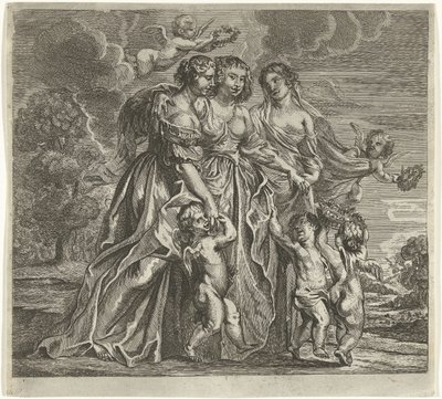 The Three Graces by Remoldus Eynhoudts