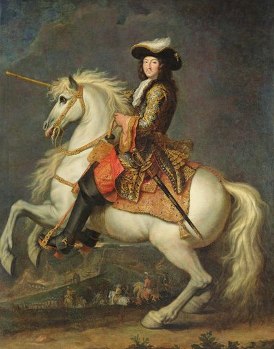Equestrian Portrait of Louis XIV by René Antoine Houasse