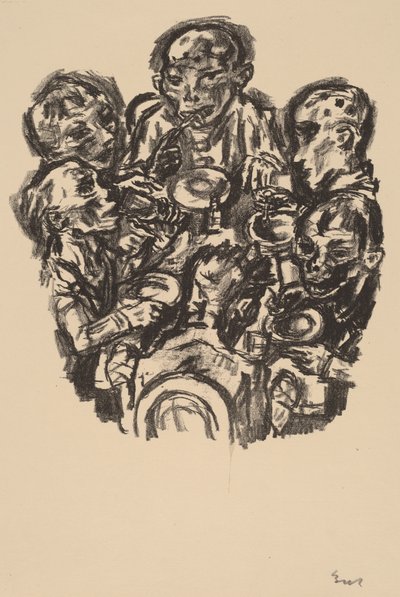 Six Diners at Table by René Beeh