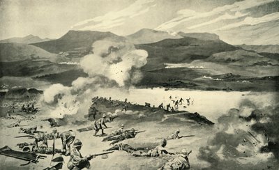 The Battle of Colenso - The Dublin Fusiliers Attempt to Ford the Tugela by René Bull