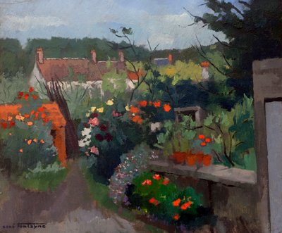 The Gardens at Souppes-sur-Loing, Seine-et-Marne by René Fontayne