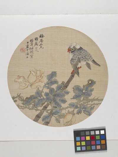 Flower And Bird by Ren Yi (1840 96)
