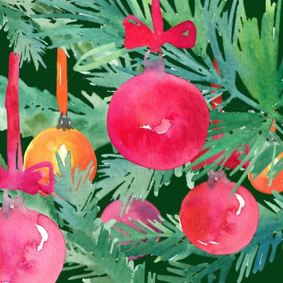 Festive Christmas Ornaments by Renate Holzner