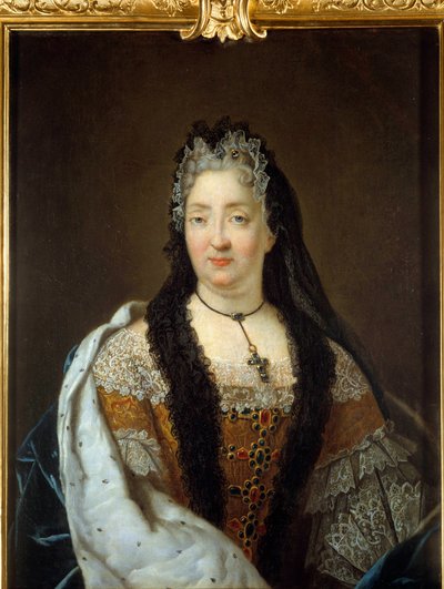 Portrait of Anne Marie de La Tremoille, Princesse des Ursins by René Antoine Houasse