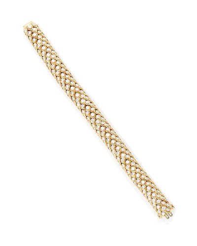 One of Three Honeycomb Bracelets by Rene Boivin