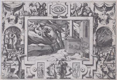 Medea Flees from Jason, 1563 by Rene Boyvin