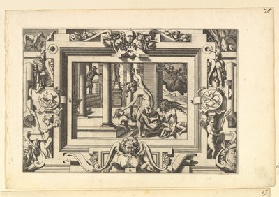 Medea Kills Her Two Children by Jason by Rene Boyvin