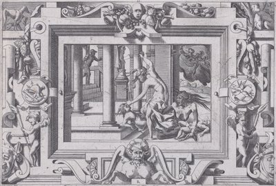 Medea Kills Her Two Children by Jason by Rene Boyvin