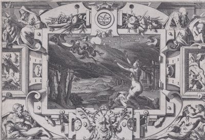 Medea and Her Chariot Drawn by Dragons, 1563 by Rene Boyvin