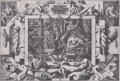 Pelias Killed by his Daughters by Rene Boyvin