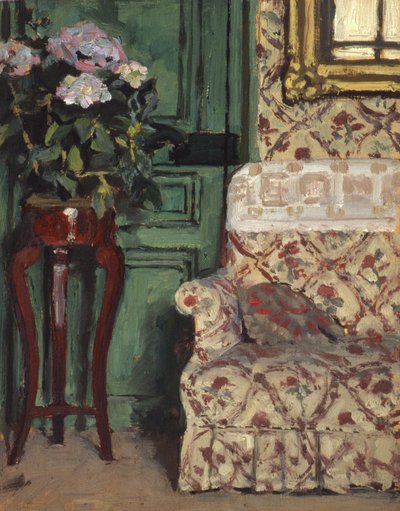 Corner of the Sofa by René François Xavier Prinet