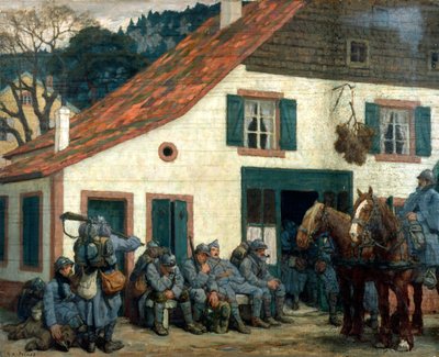 The Halt by René François Xavier Prinet
