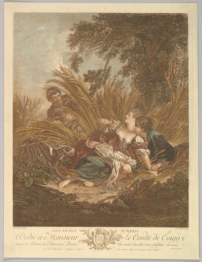 The Surprised Lovers by Rene Gaillard