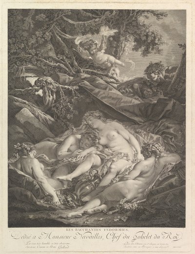The Sleeping Bacchantes by Rene Gaillard