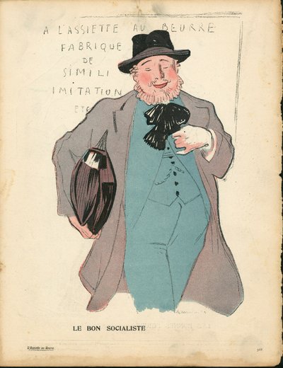 The Butter Plate, number 231, Satirical in Colours by Rene George Hermann Paul