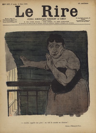Illustration for Le Rire by Rene George Hermann Paul