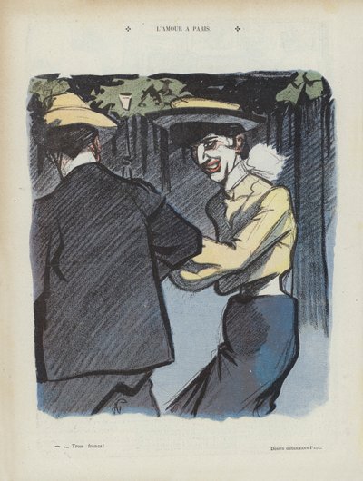 Prostitution - Illustration for Le Rire, 27 May 1905 by Rene George Hermann Paul