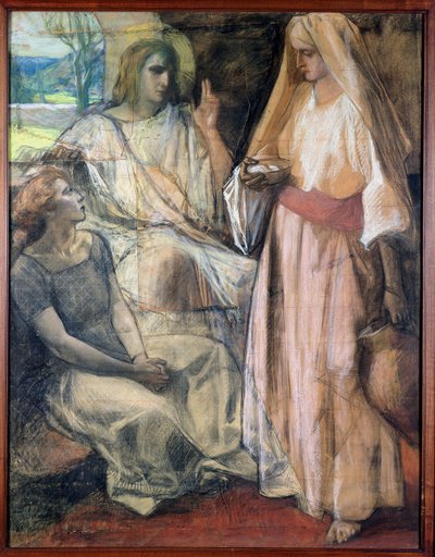 Christ in the House of Martha and Mary, 1924 by Rene Marie Castaing
