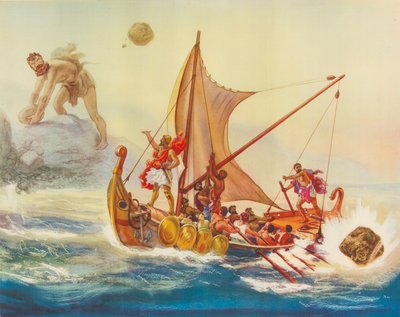 Ulysses Deriding the Cyclops by Rene Schutzenberger