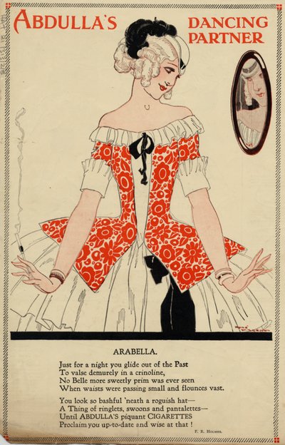 Abdulla Cigarettes, 1920s by Rene Vincent