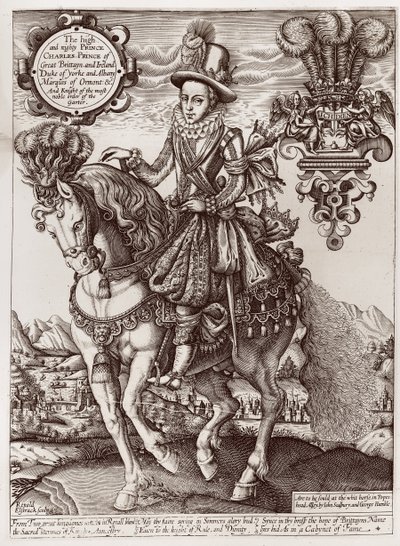 Charles I as Prince of Wales on Horseback, from 