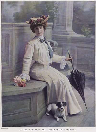 Henriette Roggers, French actress by Reutlinger Studio
