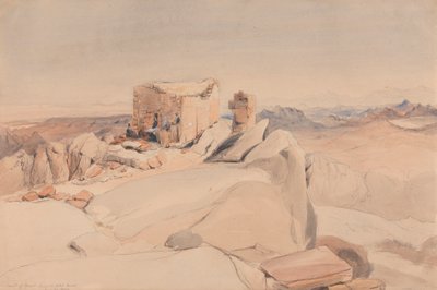 Summit of Mount Sinai or Jebel Musa by Rev. Edward Thomas Daniell