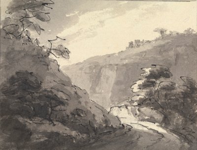 Landscape with Road in Foreground by Rev. William Gilpin