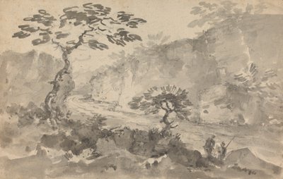 Landscape with Two Men by Rev. William Gilpin