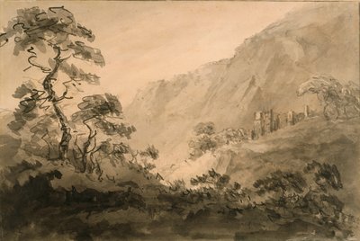 Mountainous Landscape with Ruin by Rev. William Gilpin