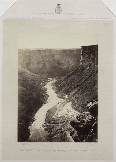 Grand Canyon, Colorado River, Mouth of Kanab Wash, Looking West by Reverend George Wilson Bridges