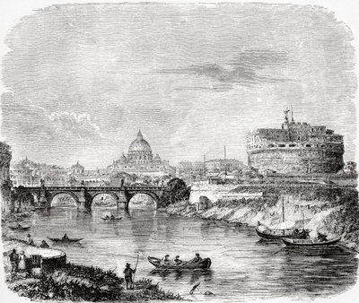 St. Peters with the Bridge and Castel Sant