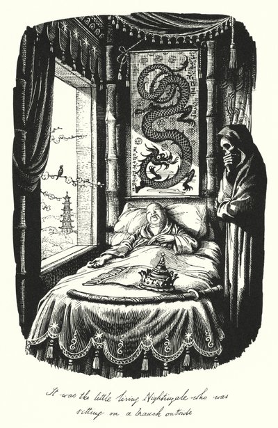 Hans Christian Andersen: The Nightingale by Rex (after) Whistler