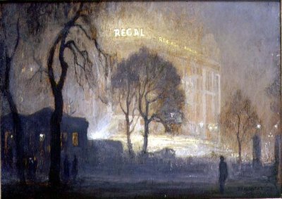 The Regal from Hyde Park on a Misty Night by Rex Vicat Cole