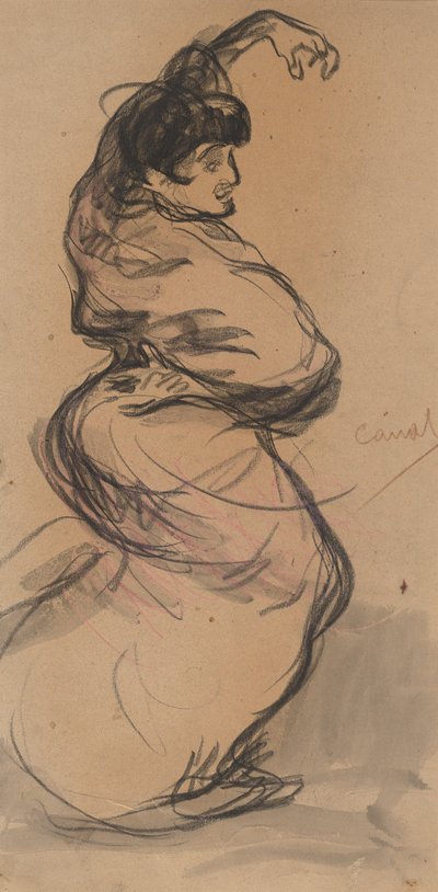 A Spanish Dancer by Ricard Canals Llambí