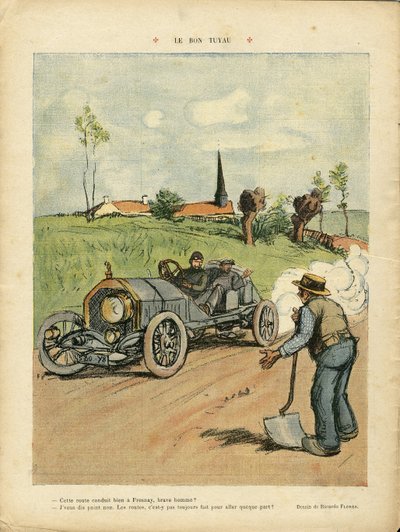 Illustration by Ricardo Flores in Le Rire by Ricardo Flores