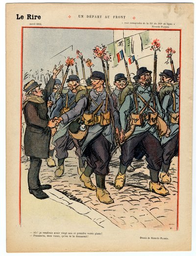 Red Laughter, Satirical in Colors by Ricardo Flores