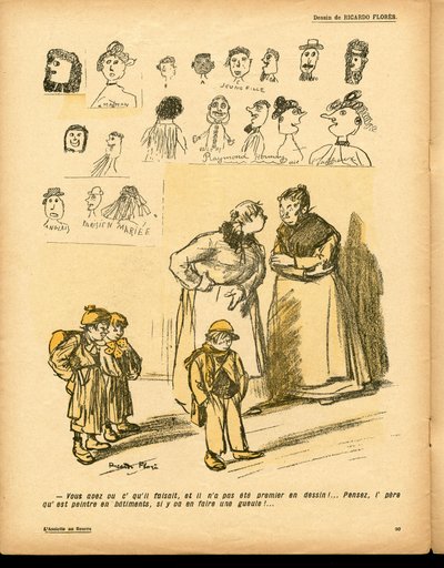 The Butter Plate, number 366, Satirical in Colors by Ricardo Flores