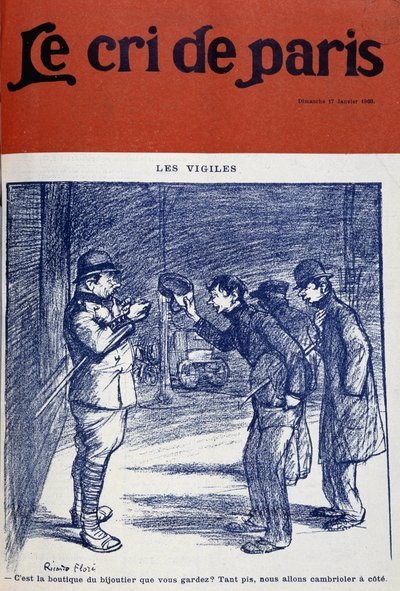 Vigils and burglars, by Ricardo Flore - 