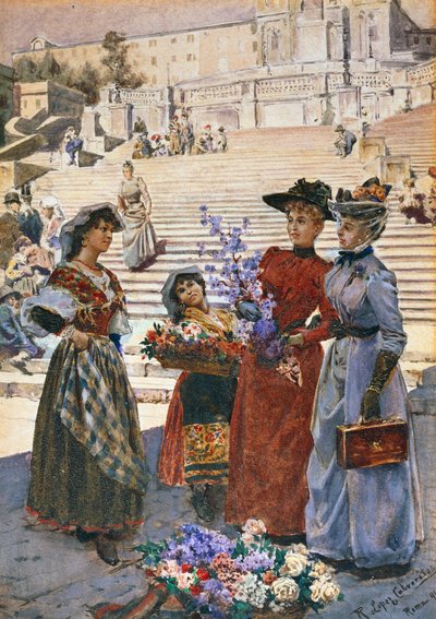 Piazza di Spagna in Rome by Ricardo Lopez Cabrera