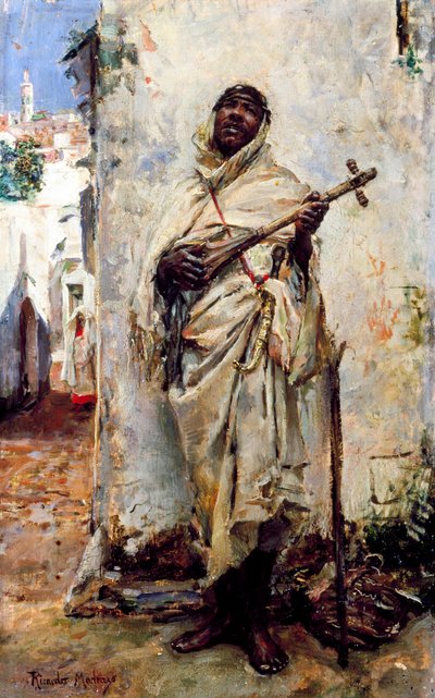 Arab Musician by Ricardo de Madrazo y Garreta