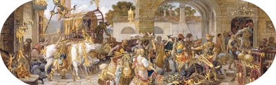 A Florentine Festival: The Arrival of The Provisions by Ricciardo Meacci