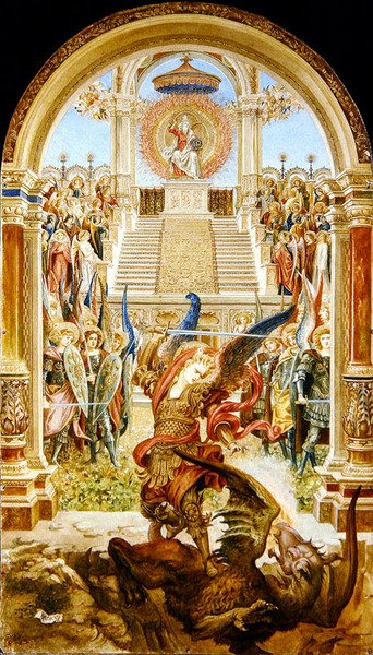 St Michael Slaying the Dragon by Ricciardo Meacci