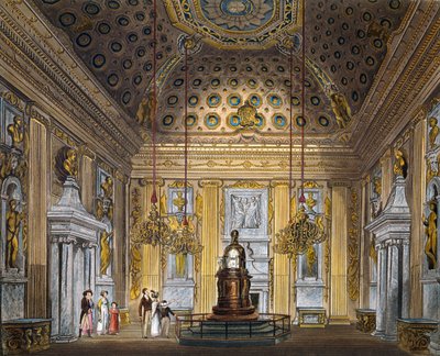 Domed room, From The History of the Royal Residences by Richard (after) Cattermole