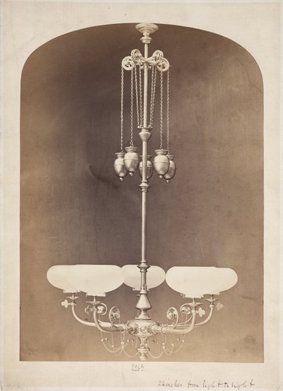 Gasolier, c 1880 by John Pardon