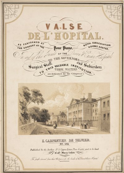 Title Page to the Sheet Music for 